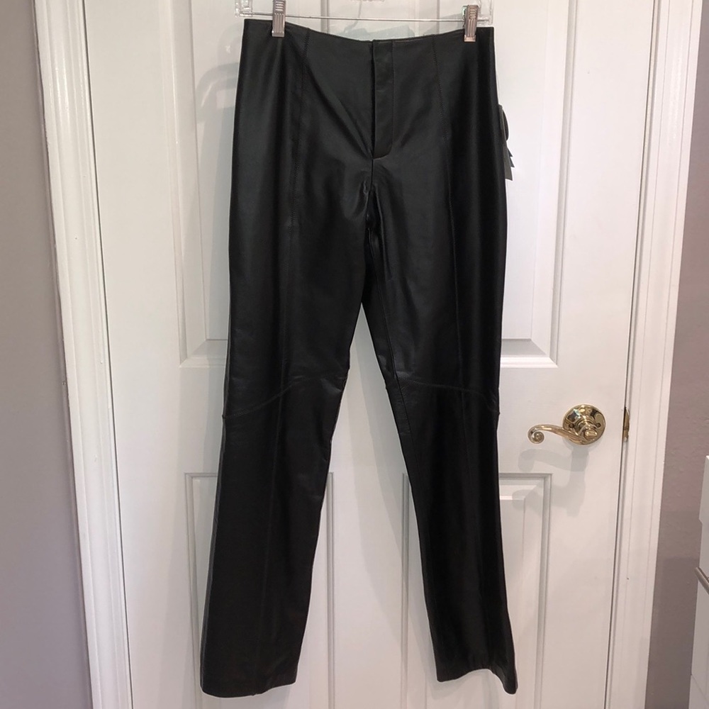 Black Leather Pants